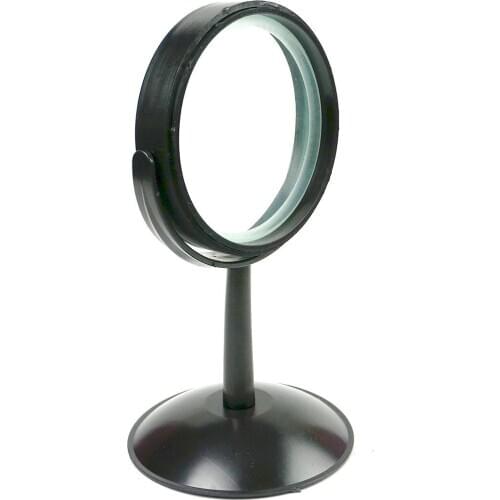 Concave Lens Diameter 10cm Physics Teaching Experiment Equipment Magnifying Optical Glass with Base Bracket