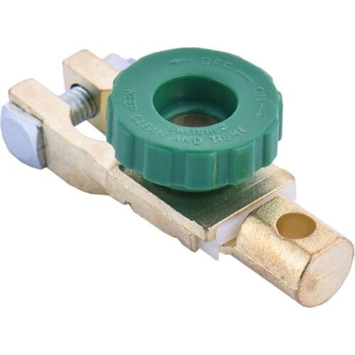 17mm Car Motorcycle Battery Terminal Link Quick Cut-off Switch Rotary Disconnect Isolator Car Truck Auto Vehicle Parts