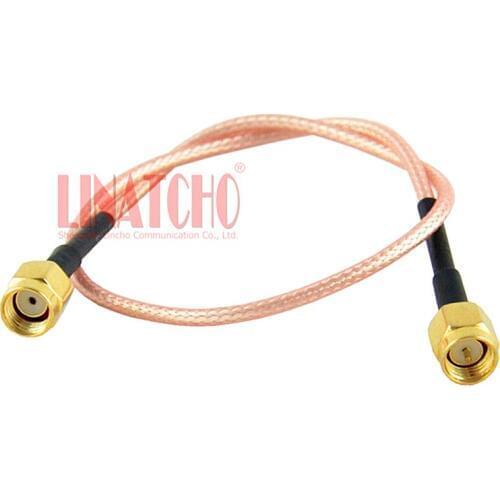 30cm RG316 coaxial antenna extension cable rf sma jumper cable sma male to rp sma male connector