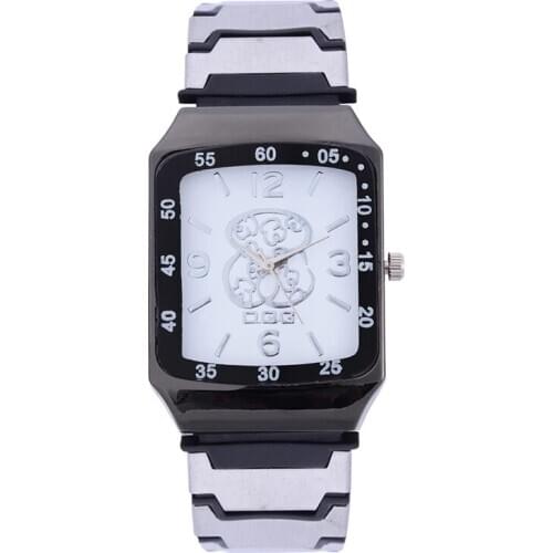 New Fashion Design Rectangular Ladies Watch Top Luxury Brand Quartz Watch Ladies Casual Silicone Dress Hand Watch Reloj Mujer