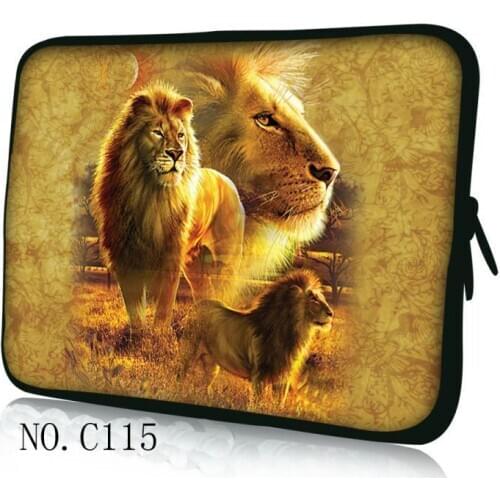 Lion Laptop Sleeve Bag for MacBook Air Pro Ratina 11.6/13.3/15.6 inch 11/12/13/14/15 inch Notebook Case Cover for Dell HP