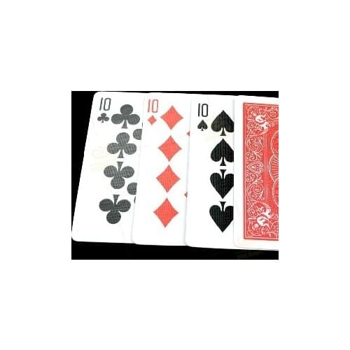 Four Cards Illusion,Cards Change Magic Tricks Close Up Magia Toys Accessories Gimmick Prop Comedy