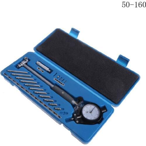 Dial Dial Bore Gauge Indicator Set Diameter Measuring 50-160mm 35-50mm 18-35mm 0.01mm High Precision Engine Cylinder Measurement