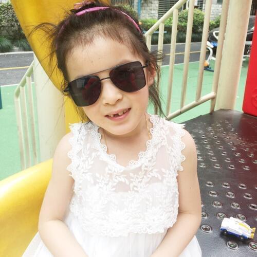 3-9years 2019 Korea style UV400 Kids sunglasses Square Frame Metal boy&girl glasses Cute Cool children oculos Baby eyewear N209