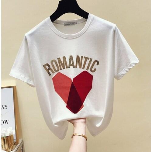 Poleras Mujer Tshirt Femme 2021 Funny Print T Shirt Women Tees Cotton Harajuku T-Shirt Woman Summer Casual Camiseta Feminina