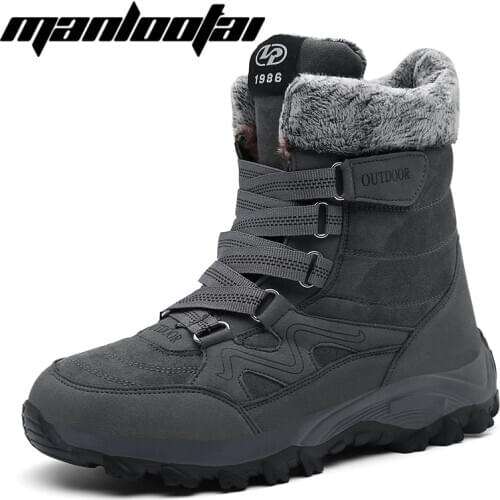 Мужские зимние ботинки MANLOOTAI China At AliExpress