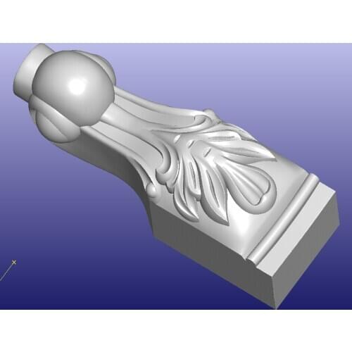 Furniture table desk cabinet chair sofa bed leg 3D model STL format file Artcam 325