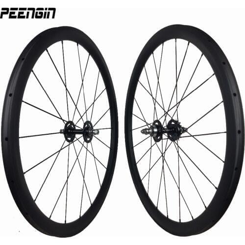International famous brands OEM factory leading tech produces 23mm wide U Shape 38mm Tubular carbon track fixed gear wheel set