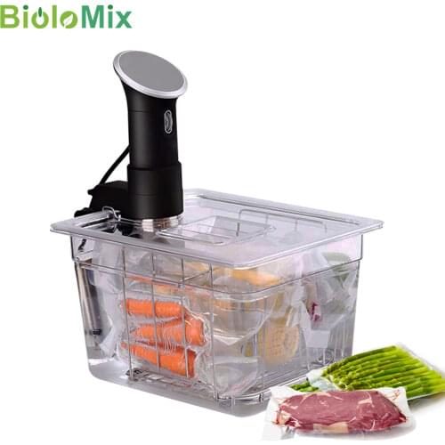 11L Sous Vide Cooker Containers Sets Detachable Dividers Separator for Immersion Circulators