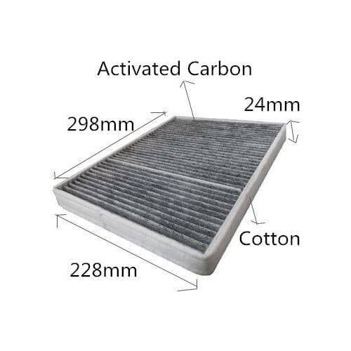 Wholesale CF117 Factory Outlet 25654414 high Efficient Car Cabin Air Filter for PONTIAC 24*298*228mm
