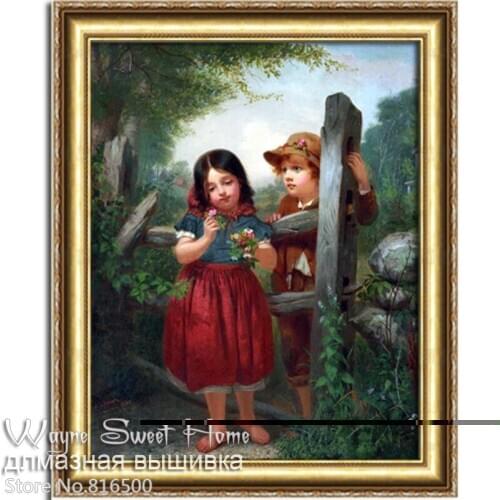 Needlework DIY Diamond Painting Cross Stitch Kits Sewing Knitting Needles Diamond Embroidery Mosaics For 30x40cm Home Decorative