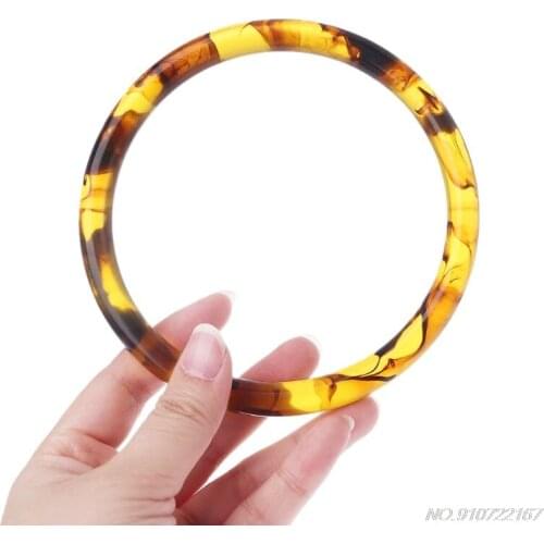 Tote Bag Round Resin Handle DIY Purse Handcraft Supplies Replacement Bags Making N27 20 Dropshipping