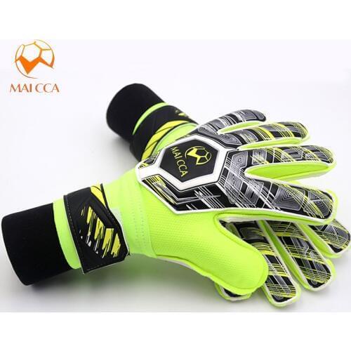 Training Gloves Kids Professional Finger Protection Football Goalkeeper Gloves Soccer Football Gloves Thicken Latex Goal Keeper