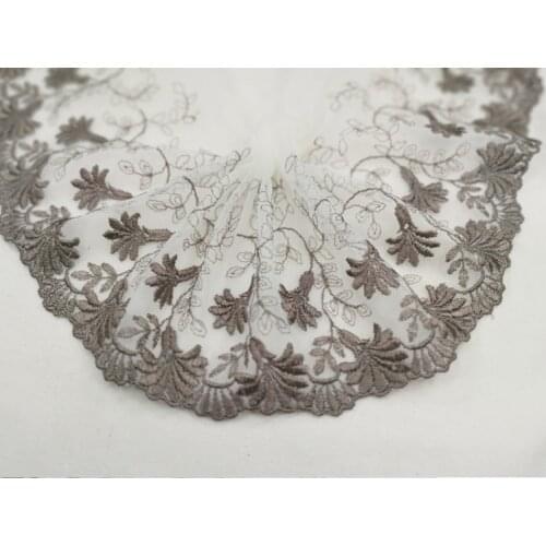 1 Meter/lot 24CM Width High Quality 2019 New Lace Fabric Embroidery Venice Lace Trim Free Shipping