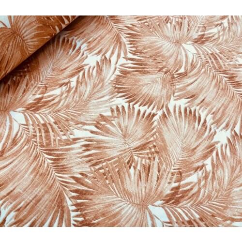 180cm eninde palmiye desenli duck kumaş