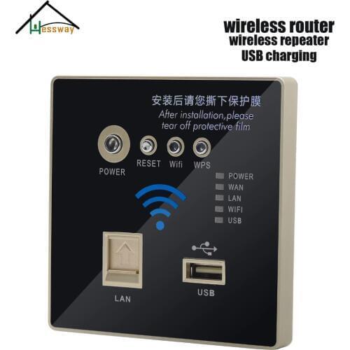 86 standard Router, PPPOE dial, USB charging, wireless repeater with 300 MBPS