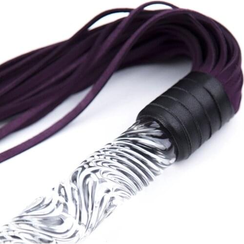 Glass Anal Plug Anal Massage Whipping Couple Flirting Sex Slave Training Adult Masturbation Sex Toys for Men Anal Sex Game Toy