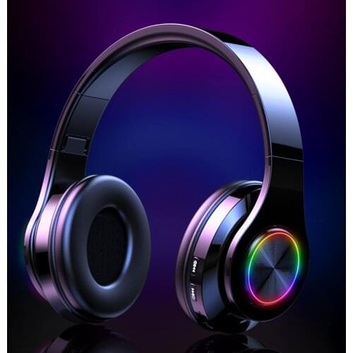 T6 Wireless Bluetooth 5.0 Phone Game Sport Headphone Noise Reduction Headset