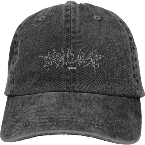 Lettering The Baseball Cap Peaked capt Sport Unisex Outdoor Custom devilman crybaby Dark Anime Akira Hats