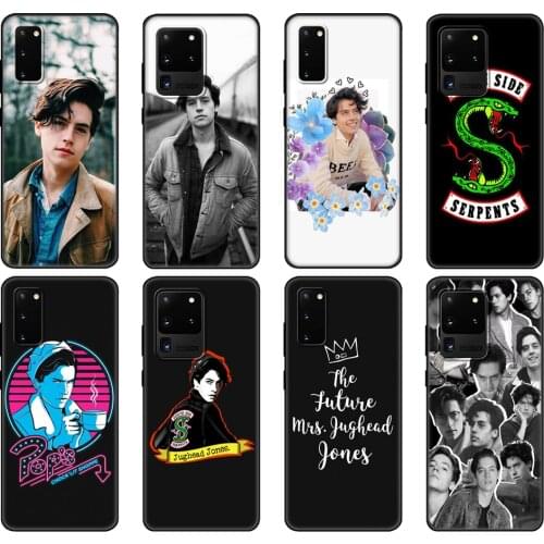Black tpu Case For Samsung galaxy S20 /S20 PLUS/S20 ultra/S20+ /S20FE back cover tv riverdale Jughead Jones