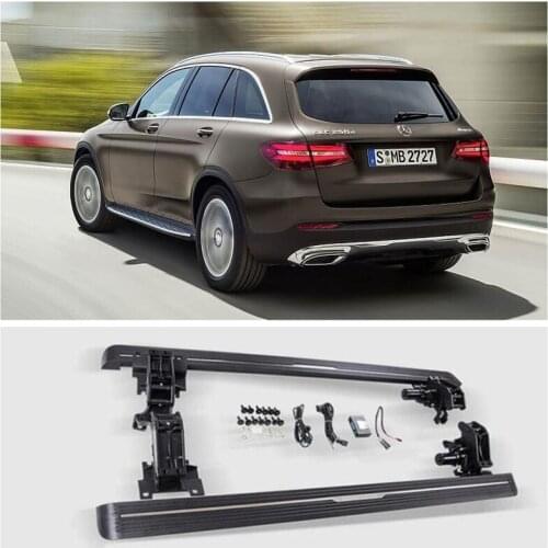 For Benz GLC X253 GLC200 GLC260 GLC300 2016 2017 2018 2019 Electric Automatic Running Boards Side Step Bar High Quality Pedals