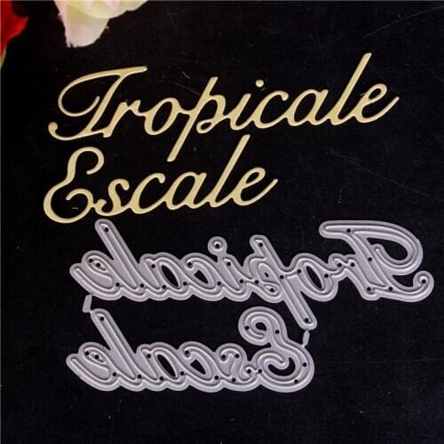 French word Metal Cutting Dies for Diy Scrapbooking Die Cut New Cuts Paper Card Making Craft Embossing I love you