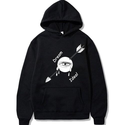 Hoodie Sad Eye Grappige Men Women Hoodie Sweatshirt Anime Harajuku 90S Dream Ideal Print Top Ullzang Grafische Street Style