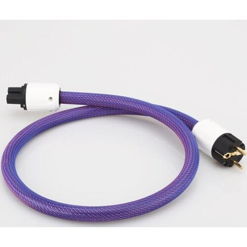 P102 Audiocrast Schuko Power Cable HIFI Power Cable High Purity Copper Audiophile Power Cord For CD Ampliferhome theatre HIFI