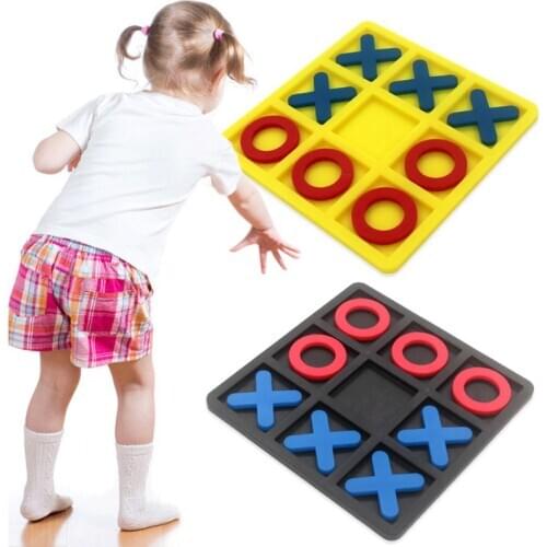 Tic Tac Toe Cognitive Learning Educational Toys OX Chess Puzzle Board Game for Teens Kids Family Party