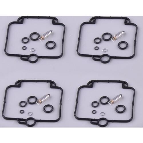 4 Sets Carburetor Repair Kit Float Needle Gasket fit for SUZUKI GSX600F GSX600FU GSX600FU2 GSX750F Katana 1990 1991-1996 1997
