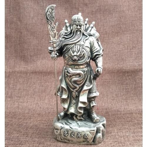 Copper Statue Ornaments of Guan Gong Buddha statue Guan Yu: God of wealth