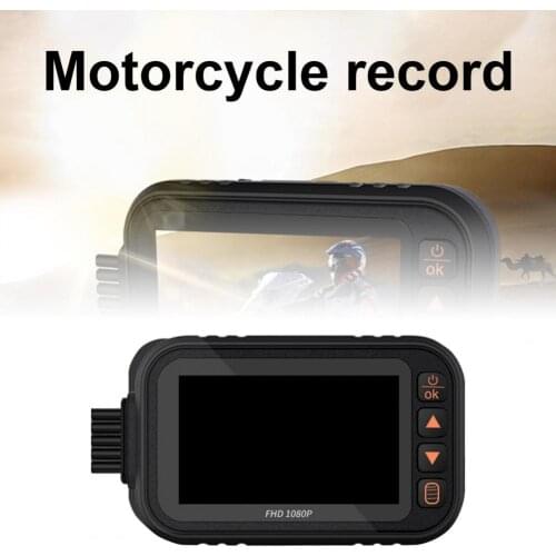 Metal Unique 3inch HD Waterproof Wide Angle DVR 1080P Motorcycle Camera High-definition for Motorbike