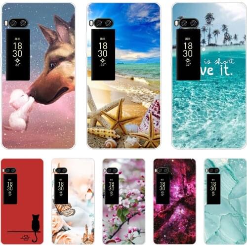 Soft Silicon Case For Meizu Pro 7 Cute Cartoon Flower Soft TPU Case For Meizu Pro 7 Plus Case Coque For Meizu Pro7 7Plus Cover