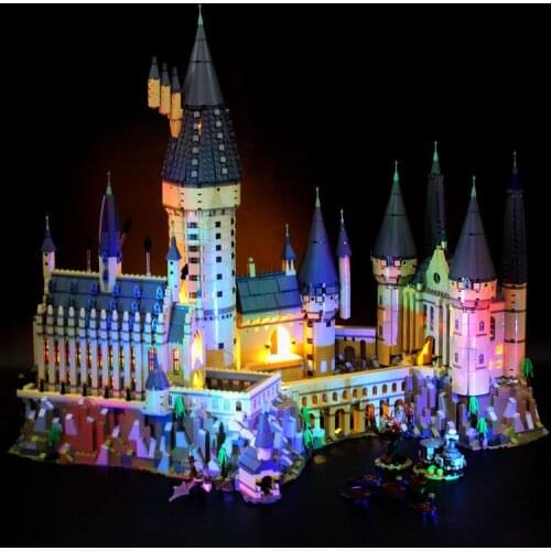 Led Light Set For Compatible with castle 71043 16060 Harry movie Education Building Blocks bricks Toys Christmas Gifts