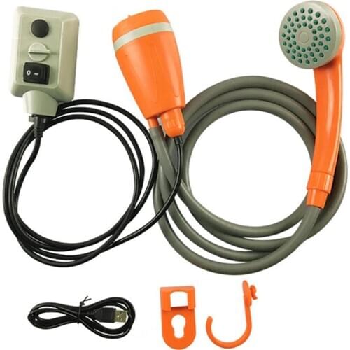 1 Set Outdoor Car Shower Rain Shower Car Motorcycle Car Washer Portable Outdoor Handheld Camping Shower
