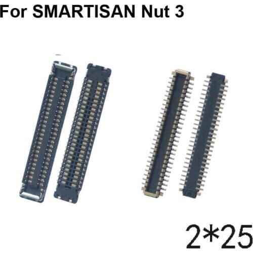 2pcs FPC connector For Smartisan Nut 3 LCD display screen on Flex cable on mainboard motherboard Nut3 OC105 OC106