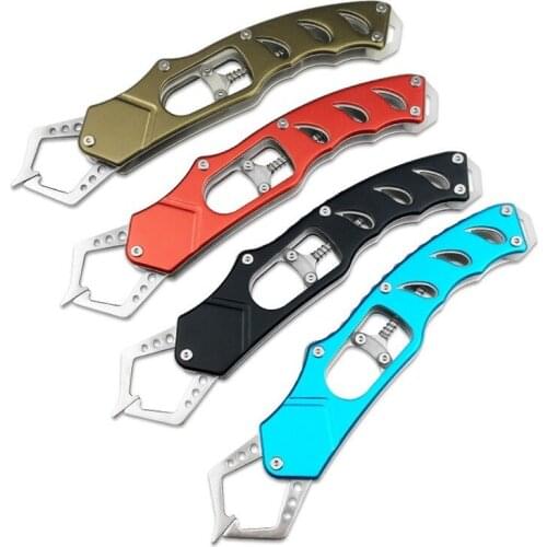 Fishing Gripper Portable aluminium alloy Fish Grip Lip Clamp Grabber Tool Fish Controller Fishing Plier Accessoryer