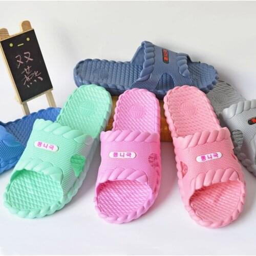 Flat slippers summer hotel flip-flops men shoes indoor bathroom slippers mens non-slip floor Sandals Soft Outdoor 4 Style Black