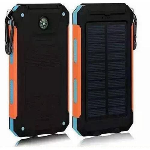 Portable Solar Power Bank 20000mah Waterproof External Battery Backup Powerbank 20000 mah Phone Battery Charger LED Pover Bank