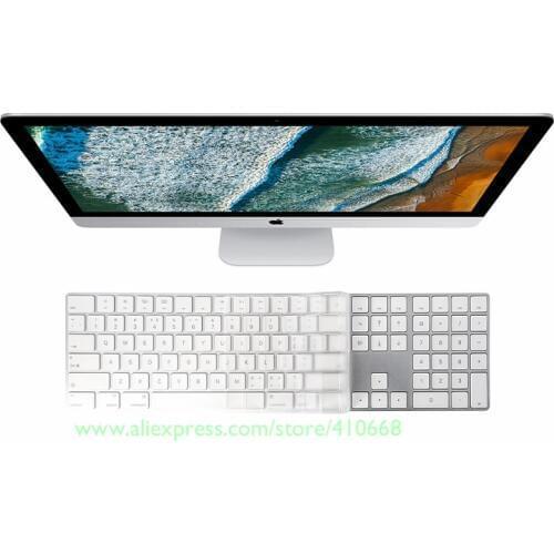 Magic Keyboard with Numeric keys TPU Keyboard Cover Skin Protector For Apple Magic Keyboard with Number Zone A1843 2017 2018