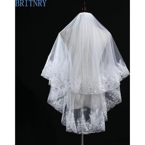 BRITNRY Wedding Lace Veils