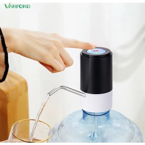 Cold Water Bottle Pump 19L 5 Gallon Drinking Water Dispenser USB Charging Automatic Electric Water Dispenser Pump Touch Switch