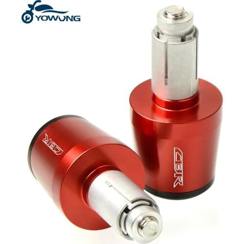 For Honda CBR400R CBR500R CBR600RR CBR929RR CBR954RR CBR1100RR CB1300 X-4 Handlebar Grips Bar Ends Cap Slider Handle bar Grip