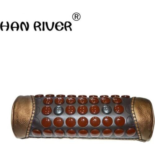 Jade Germanium Stone Body Neck Massage Pillow Improve Blood Circulation Health Care The health protection massager hot selling