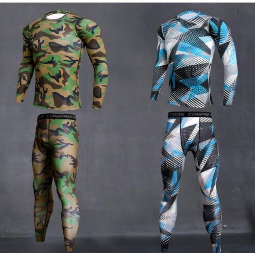Hot-Dry Warm Underwear Sets Mens Winter Long Johns Thermo Underwear Mens Lucky John Cueca Long Tights Mens Compress Sets