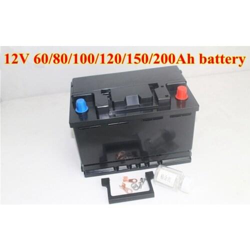 Ultra-large Capacity 12V 60AH,80AH,100AH,120AH,150AH,180,200AH Lithium Polymer Battery for Boat Motors/solar Panel Power Bank