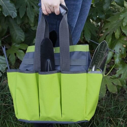 Multi-functional Gardening Bag Kit Storage Holder Organizer Garden Tool Kits Coloring Hand Jacquard Oxford Cloth Outdoor Bags
