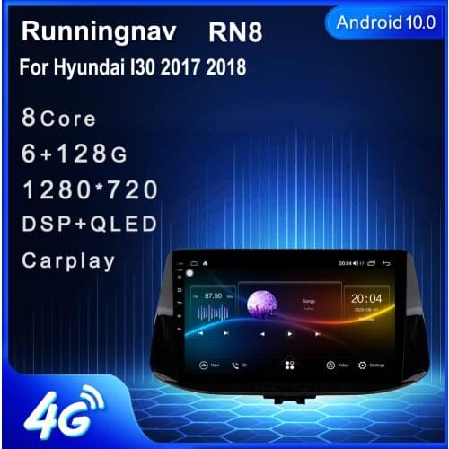 Runningnav For Hyundai I30 2017 2018 Android Car Radio Multimedia Video Player Navigation GPS 1 din