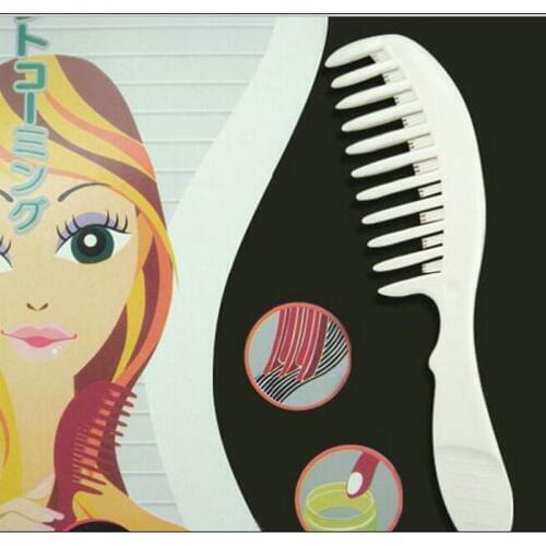 Fast shipping way 21CM detangle brush tooth comb hair styling comb for hair beauty as hair care tool in salon
