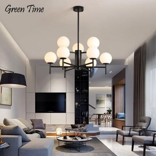 Black Gold Nordic Modern LED Pendant Lights for Dining Room Kitchen Living Room Bedroom Indoor Pendant Lamps Home Decor Lighting